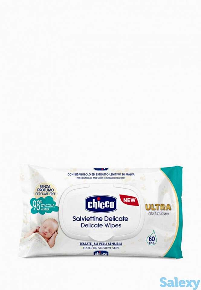 Влажные салфетки chicco, фотография 1