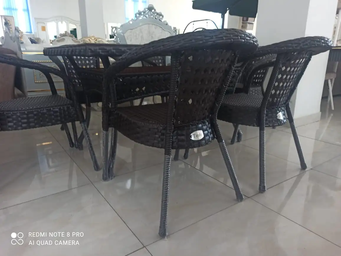 Элегантные столы и стулья из ротанга  идеальное сочетание стиля и комфорта!, фотография 5
