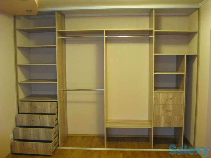 Обычные шкафы и тумбы(от 17.000тг) и шкафы-купе(от 80.000тг), фотография 8