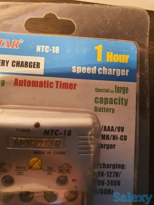 Зарядное устройство Newstar NTC-18, зарядка на 4 штуки за один час, фотография 6