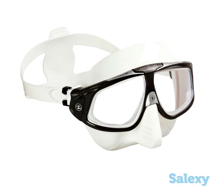 Маска aqua lung sphera x (белый силикон), white/black, фотография 1