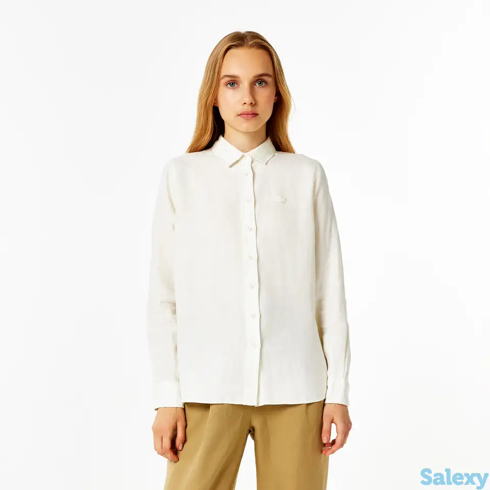 Женская рубашка lacoste relax fit fit, фотография 1