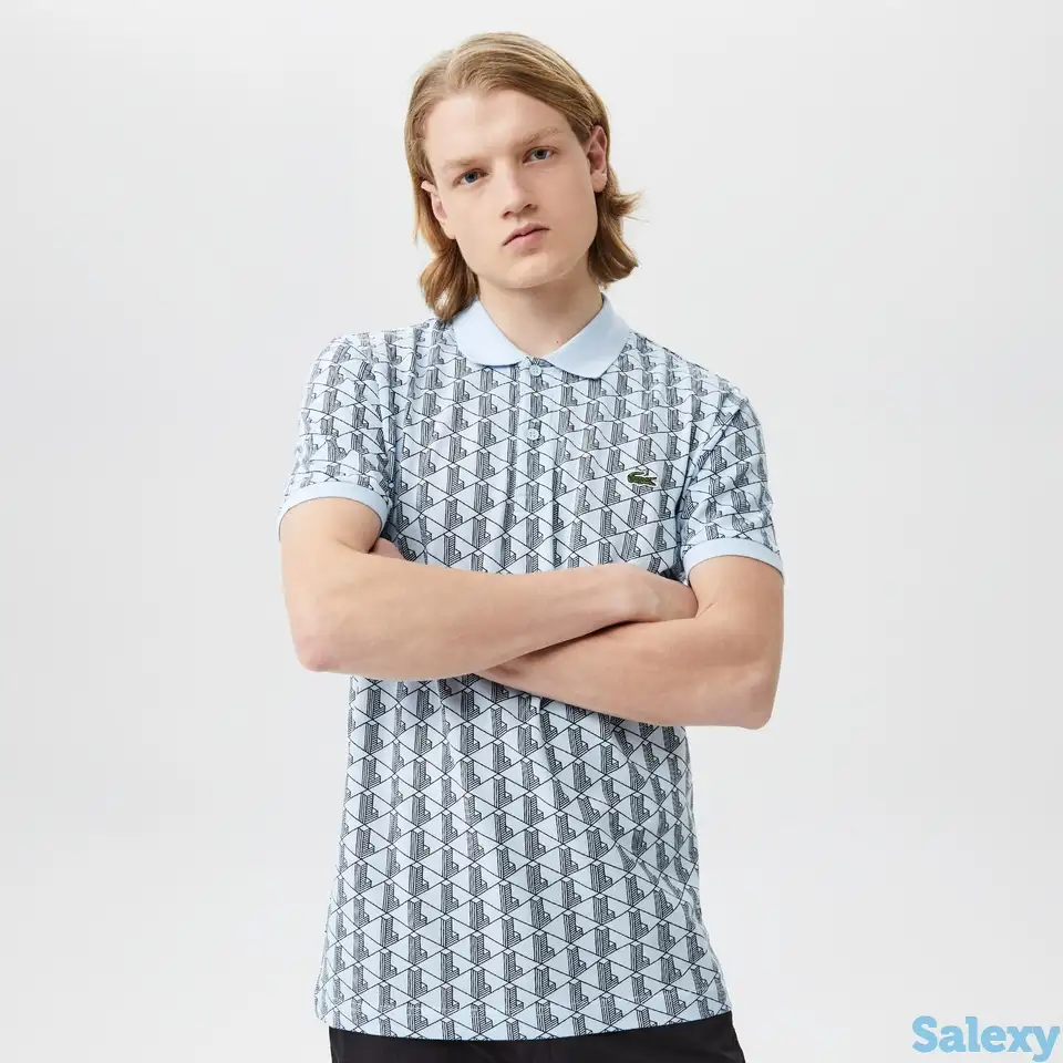 Мужское поло lacoste regular fit, фотография 1