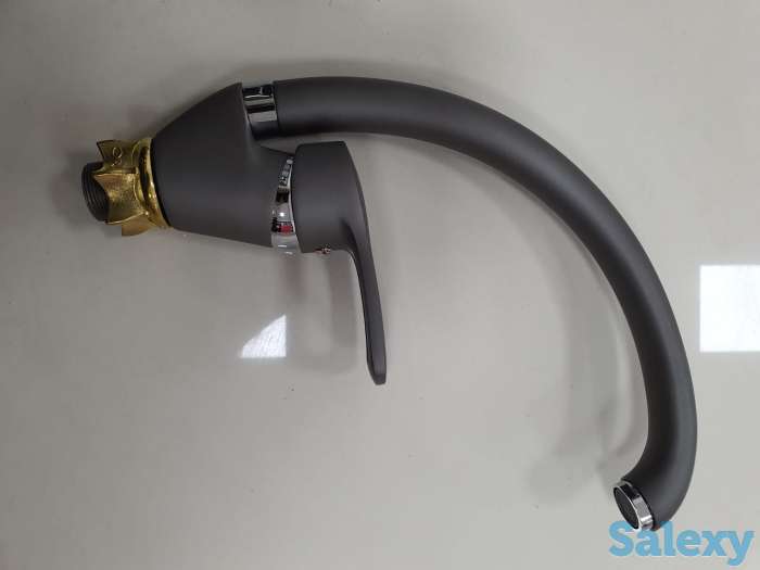 Смеситель для кухни кран Trigor, Европейский знак качества Серый, фотография 6