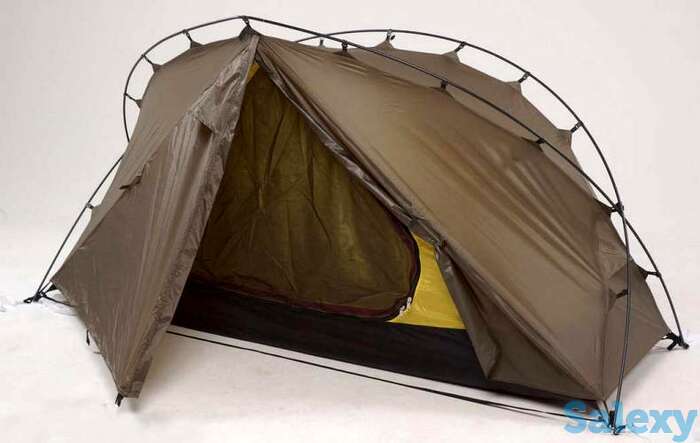 Палатка нормал траппер 1 si/pu олива, фотография 1