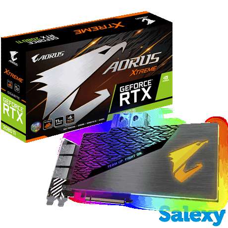 Новая топовая видеокарта aorus rtx 2080ti XTREME waterforce 11G 356bit, фотография 1
