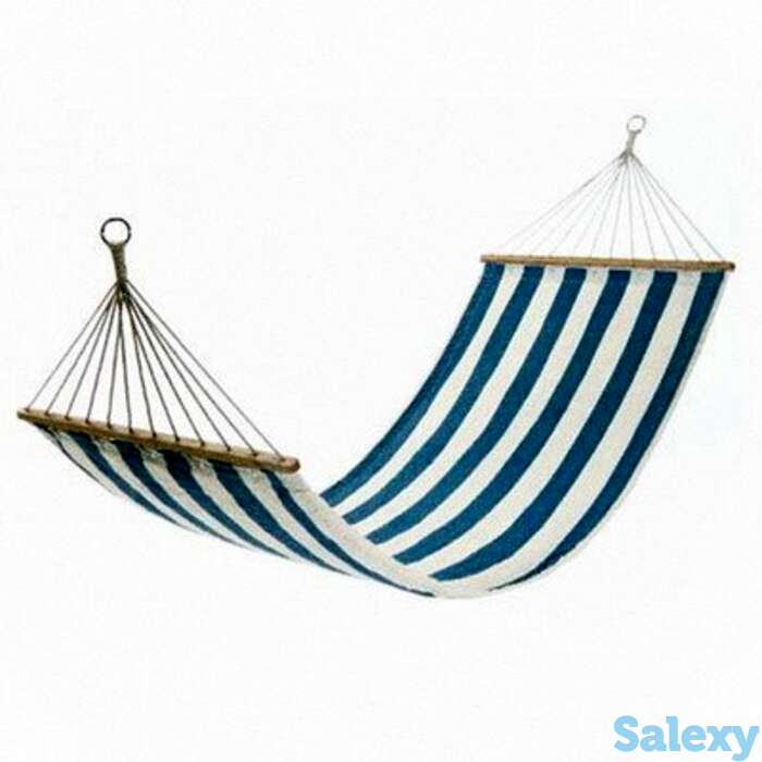 Гамак Kingcamp Canvas Hammock  С Планкой Blue, фотография 1