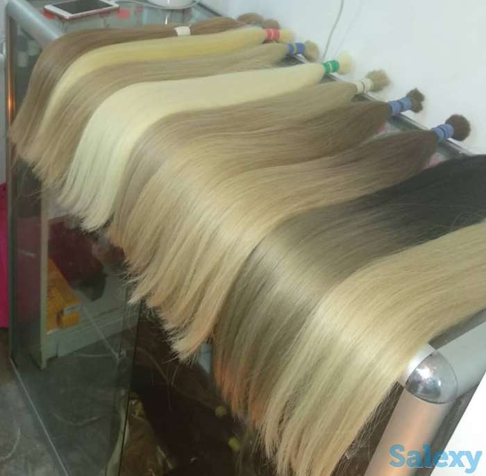 Продам  волосы русые. 65 см, фотография 1