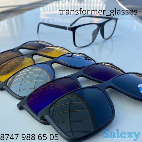 Очки 5 в 1 с магнитными насадками, фотография 3