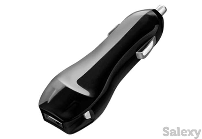 Автомобильное зарядное устройство deppa usb, 1а (22110). черный, фотография 1