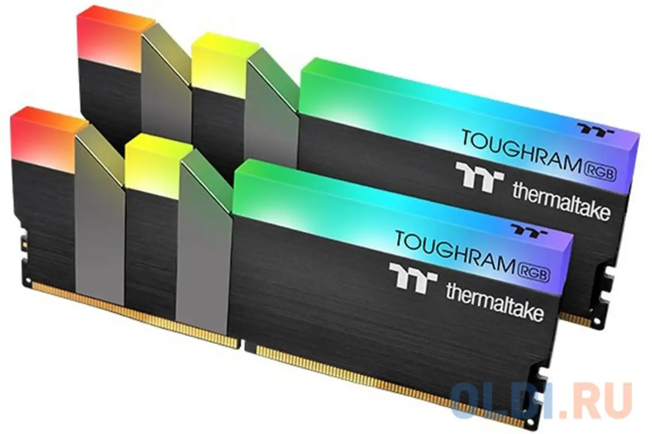 Оперативная память для компьютера thermaltake toughram rgb dimm 64gb ddr4 3200, фотография 1
