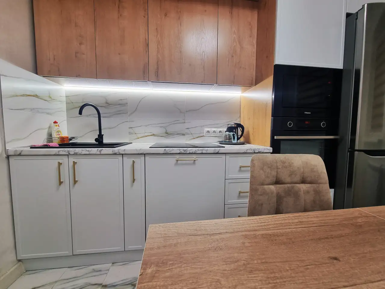 Очень уютная квартира рядом с посольством США, Жолдасбекова 18, фотография 11