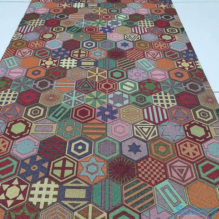 Испанский Гобеленовый Коврик Лука Витраж ковровая дорожка 65, фотография 1