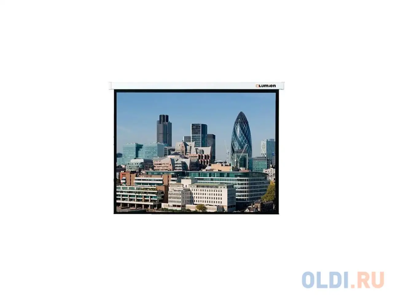 Экран lumien master control 129x200см matte white с электроприводом lmc-100128, фотография 1