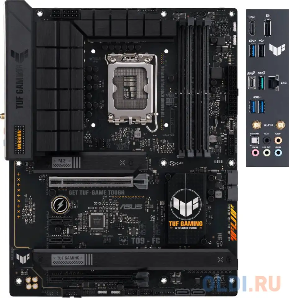 Материнская плата asus tuf gaming b760-plus wifi d4 soc-1700 intel b760, фотография 1