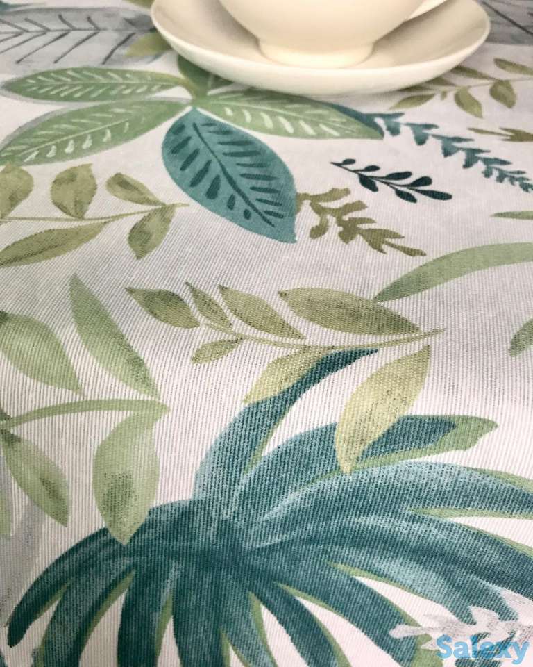 Очаровательная Итальянская скатерть Эдера с зеленью, фотография 7