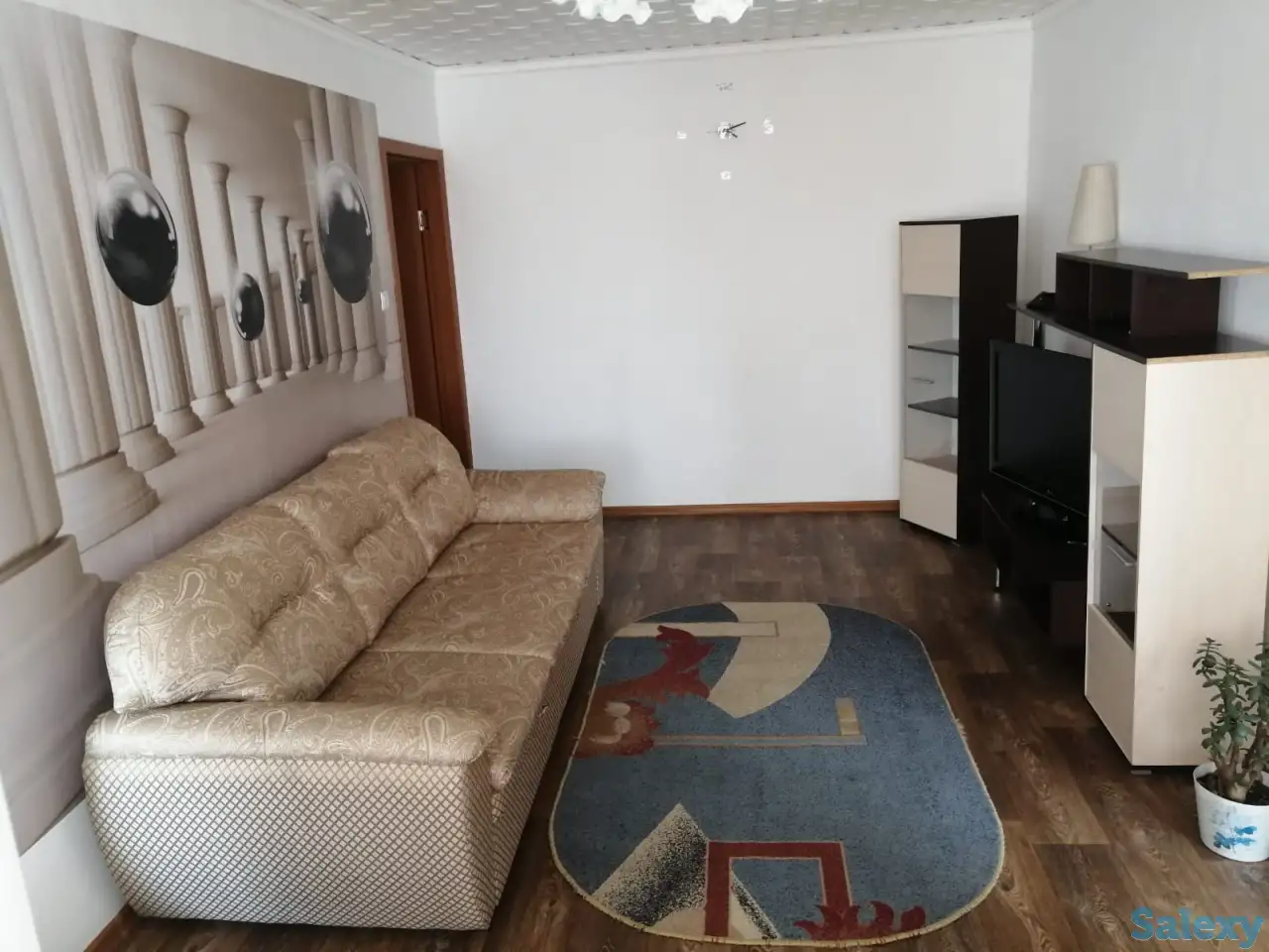 2-комнатная квартира, 44.5 м², 5/5 этаж помесячно, 1 микр — Зорька, фотография 1