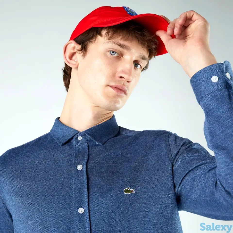 Мужская рубашка lacoste slim fit, фотография 1