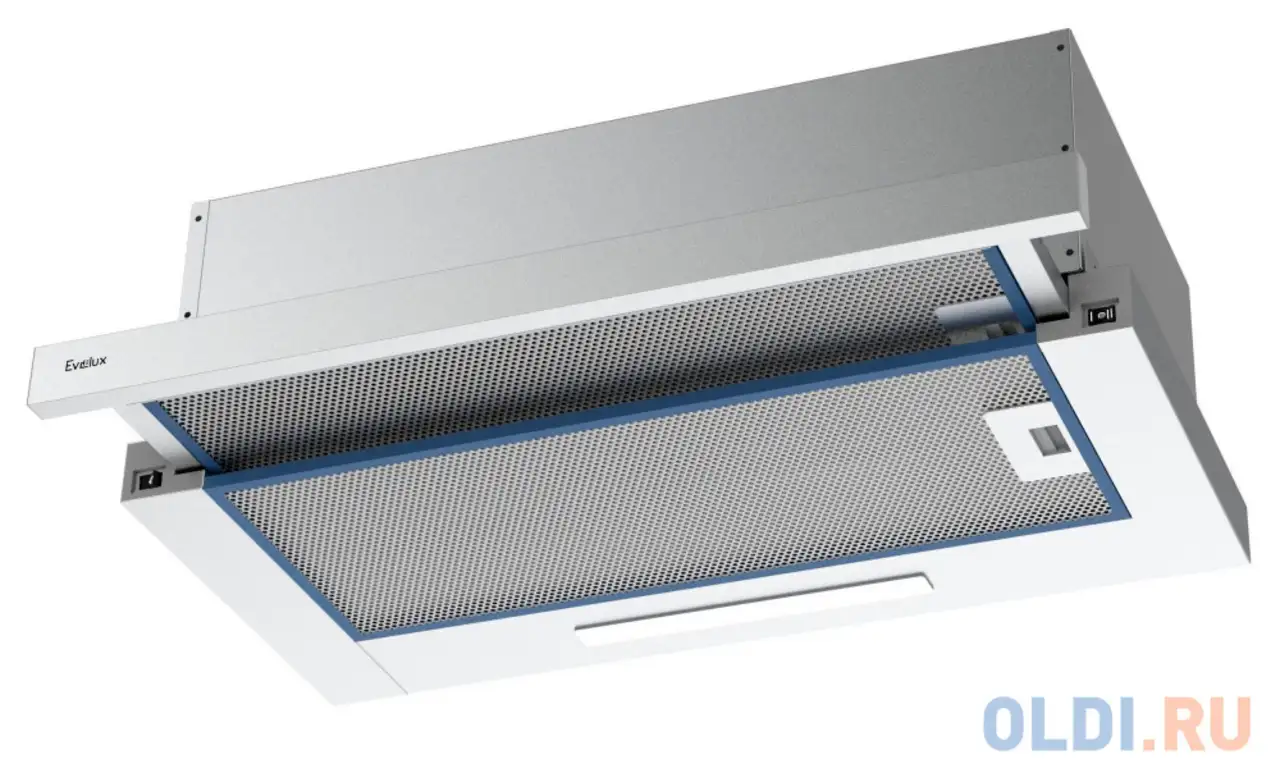 Вытяжка встраиваемая evelux tel 60 x нержавеющая сталь, фотография 1