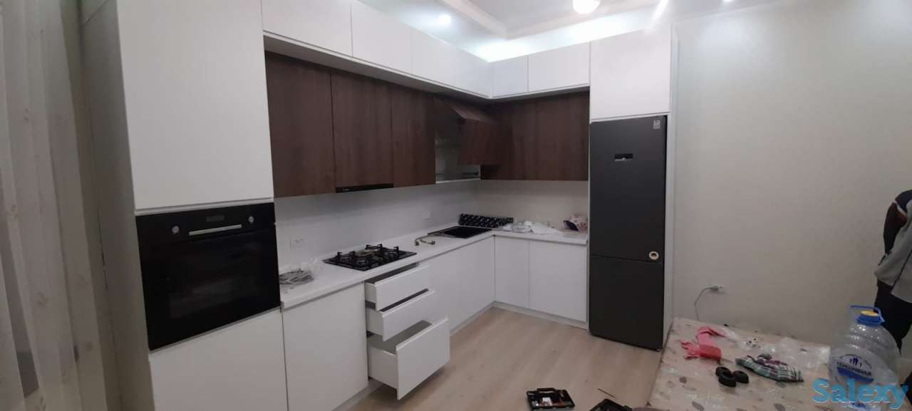 Кухонные крашеные фасады МДФ на заказ, фотография 7