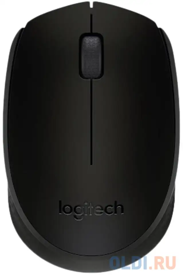 Мышь (910-004798) logitech wireless mouse b170, black, фотография 1