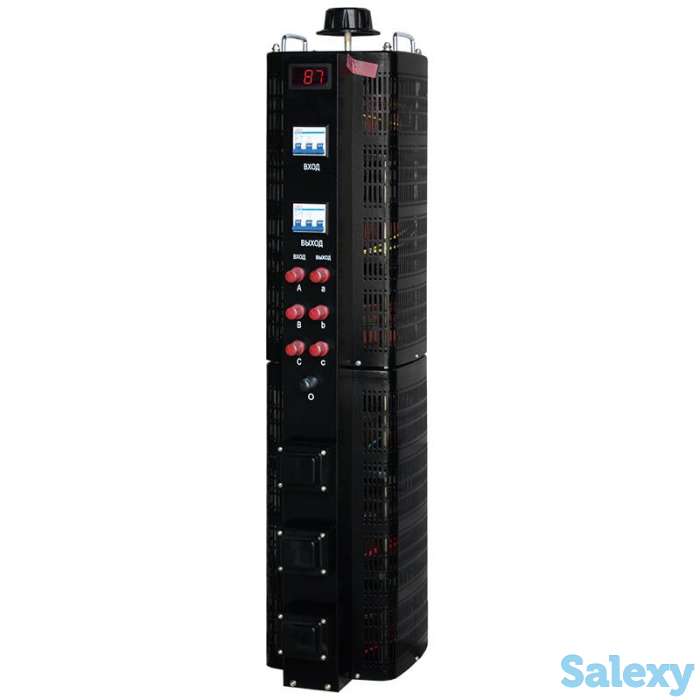 Автотрансформатор (латр) энергия black series tsgc2-30ква 30а (0-520v) трехфазный, фотография 2