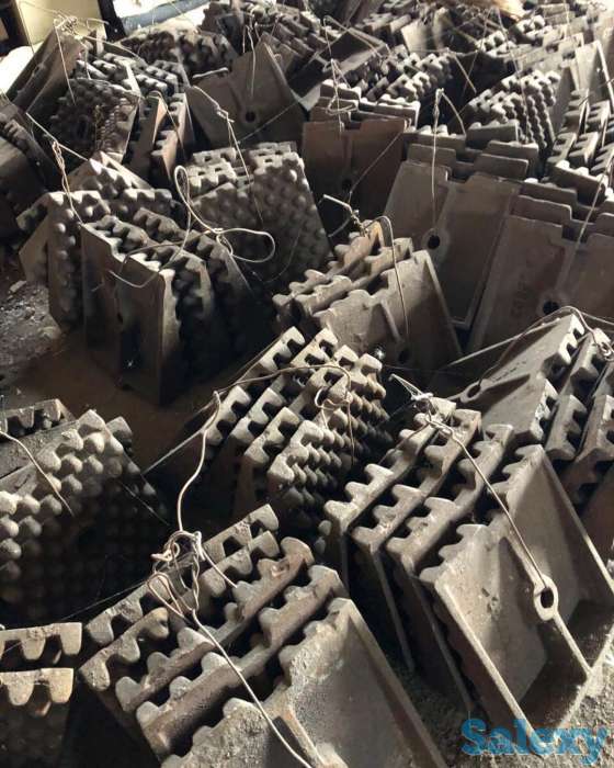 Бронеплиты конусно-волнистые, гребенчатые, рифленые для мельниц 2х10,5, 2,6х13, 3,2х15, 4,0х13,5, фотография 4