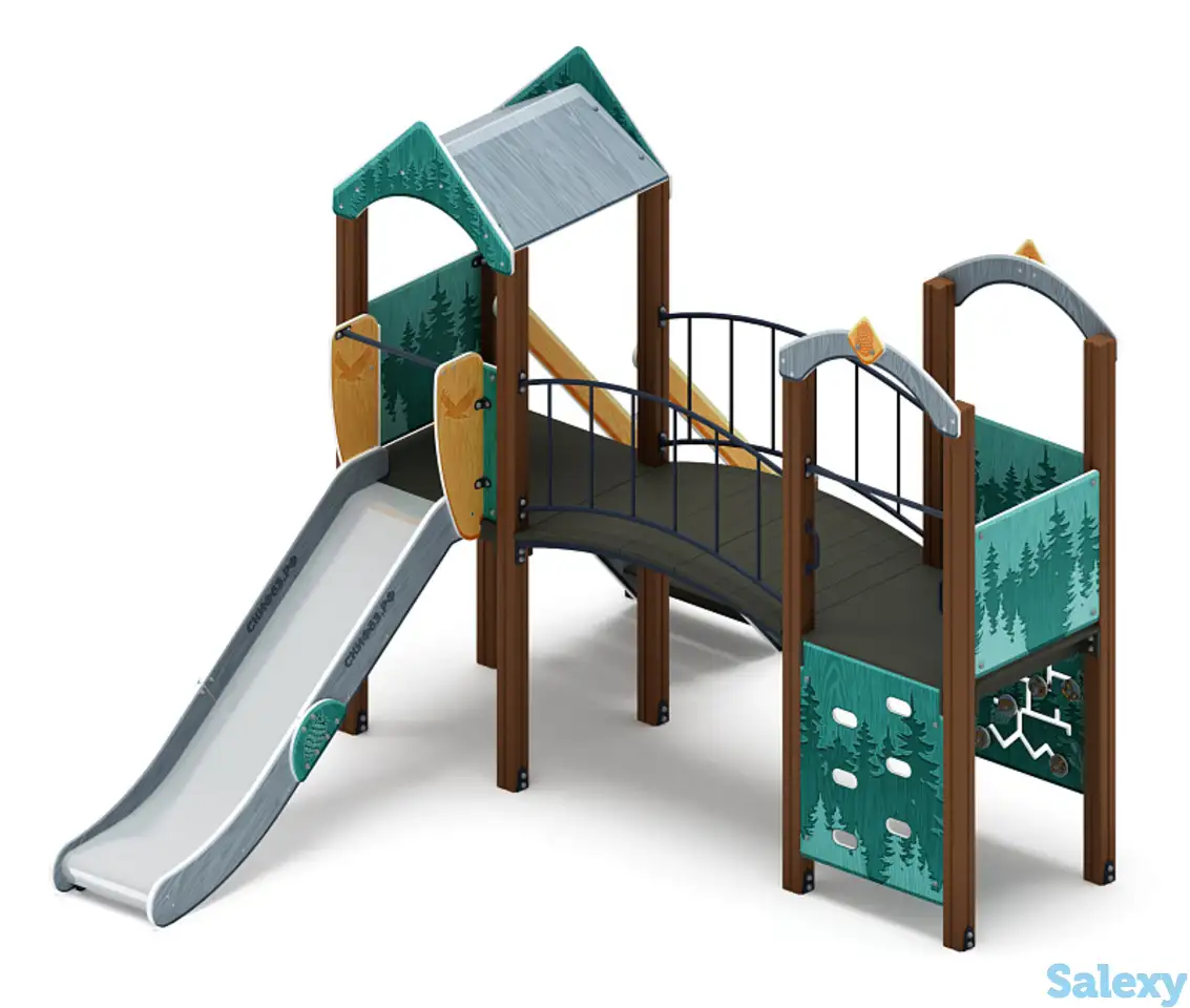 Рада (тайга) - дик 2.01.2.05-03 - игровой комплекс h=1200, фотография 1