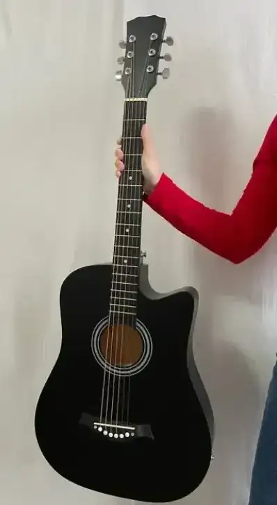 Акустическая гитара  Чехол, струны, ремень, каподастр в подарок, фотография 1