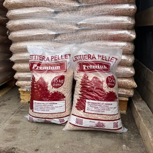 Пеллета белая топливные гранулы, фотография 1