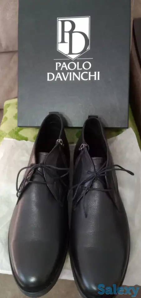 Мужские кожаные демисезонные ботинки., фотография 3