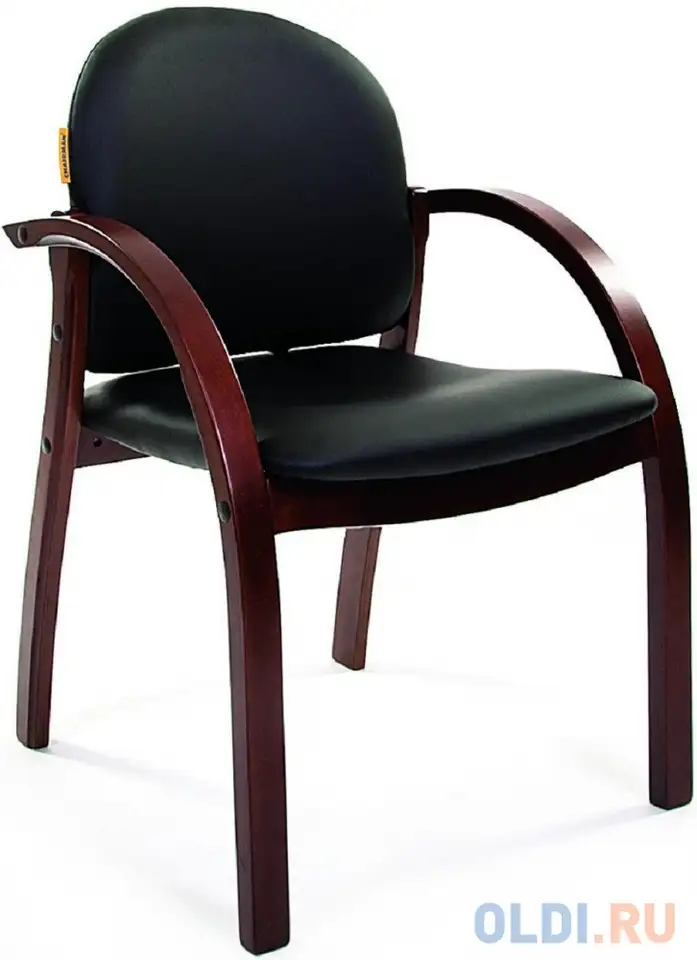 Кресло chairman 659 terra черный матовый/темный орех 6066646, фотография 1