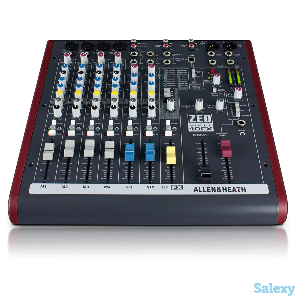 Аналоговый микшерный пульт allen & heath zed60-10fx, фотография 1