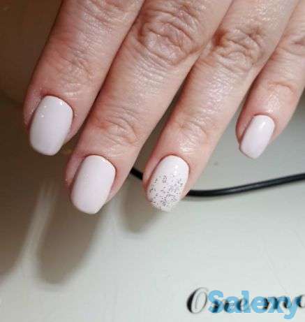 Комбинированный маникюр с гелевым покрытием + выравнивание, фотография 1
