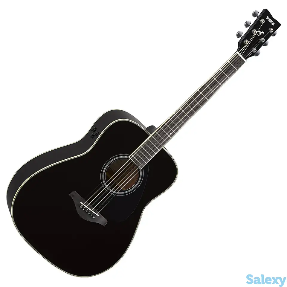 Трансакустическая гитара yamaha fg-ta black, фотография 1