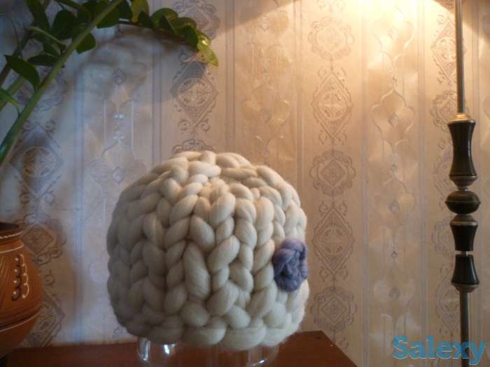 Модные , красивые ,объёмные , вязанные шапочки Хельсинки ., фотография 4