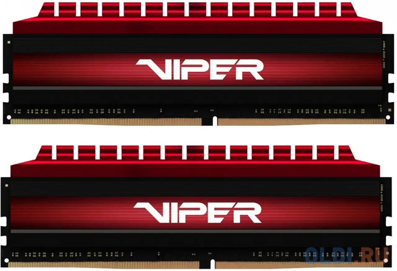 Память ddr4 2x8gb 3600mhz patriot pv416g360c8k viper 4 rtl pc4-28800 cl18, фотография 1