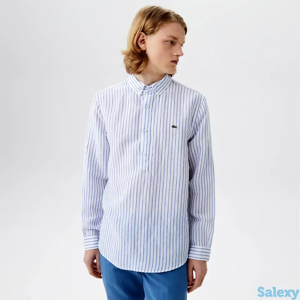 Рубашка lacoste unisex casual fit, фотография 1