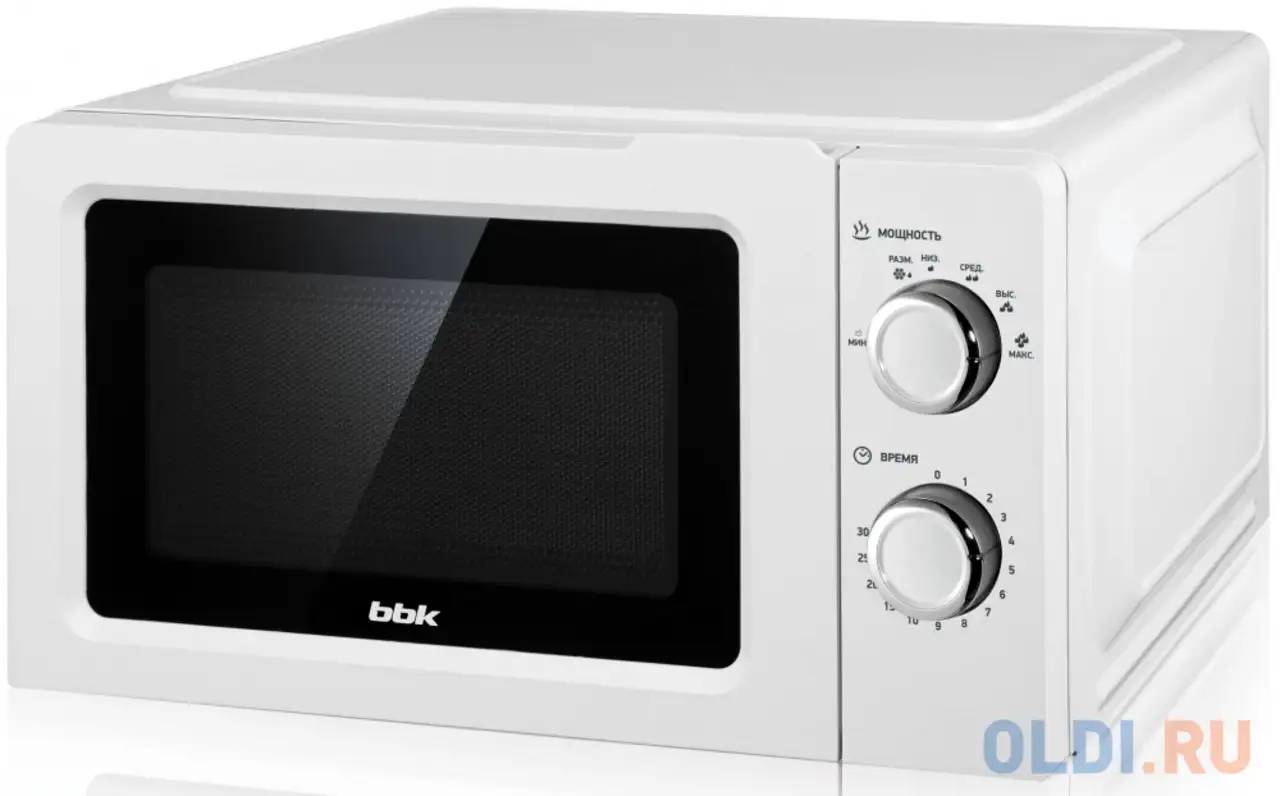 Микроволновая печь bbk 17mws-788m/w 700 вт белый, фотография 1