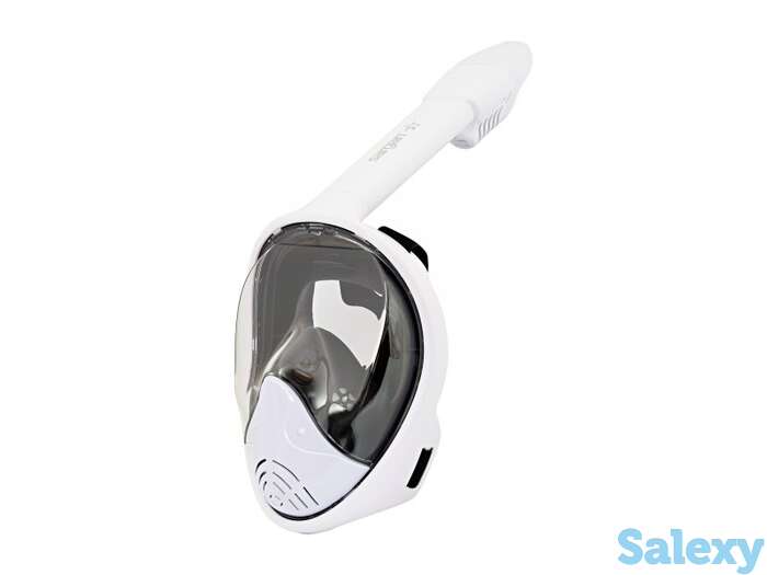Маска подводная полнолицевая sargan планета белая/черная, фотография 1