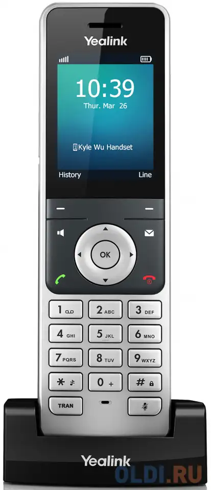 Дополнительная трубка ip/dect yealink w56h для w56p, фотография 1
