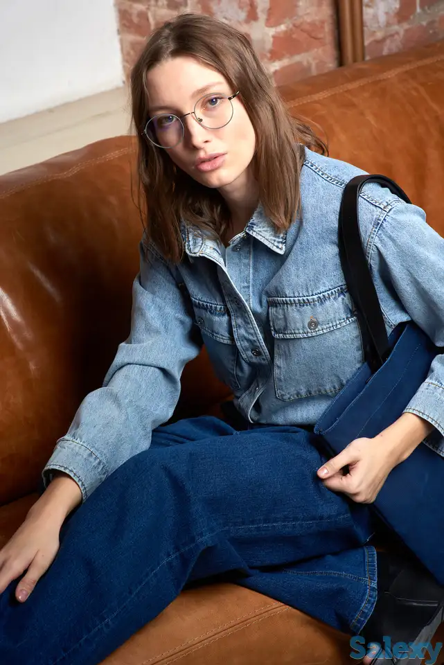 Джинсовая рубашка vassa&co, фотография 1