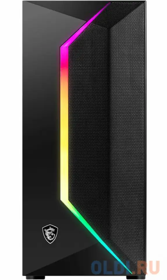 Корпус atx msi mag vampiric 100l без бп чёрный, фотография 1