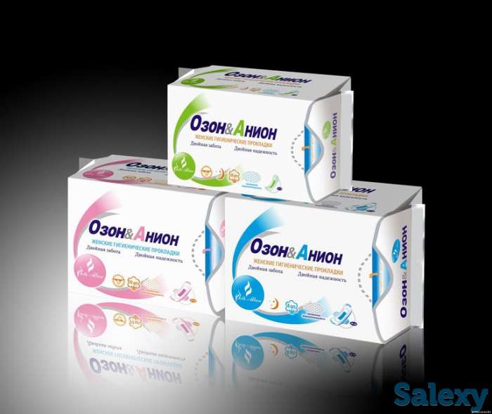 Гигиенические лечебные прокладки AIRIZ «Озон и Анион», фотография 2