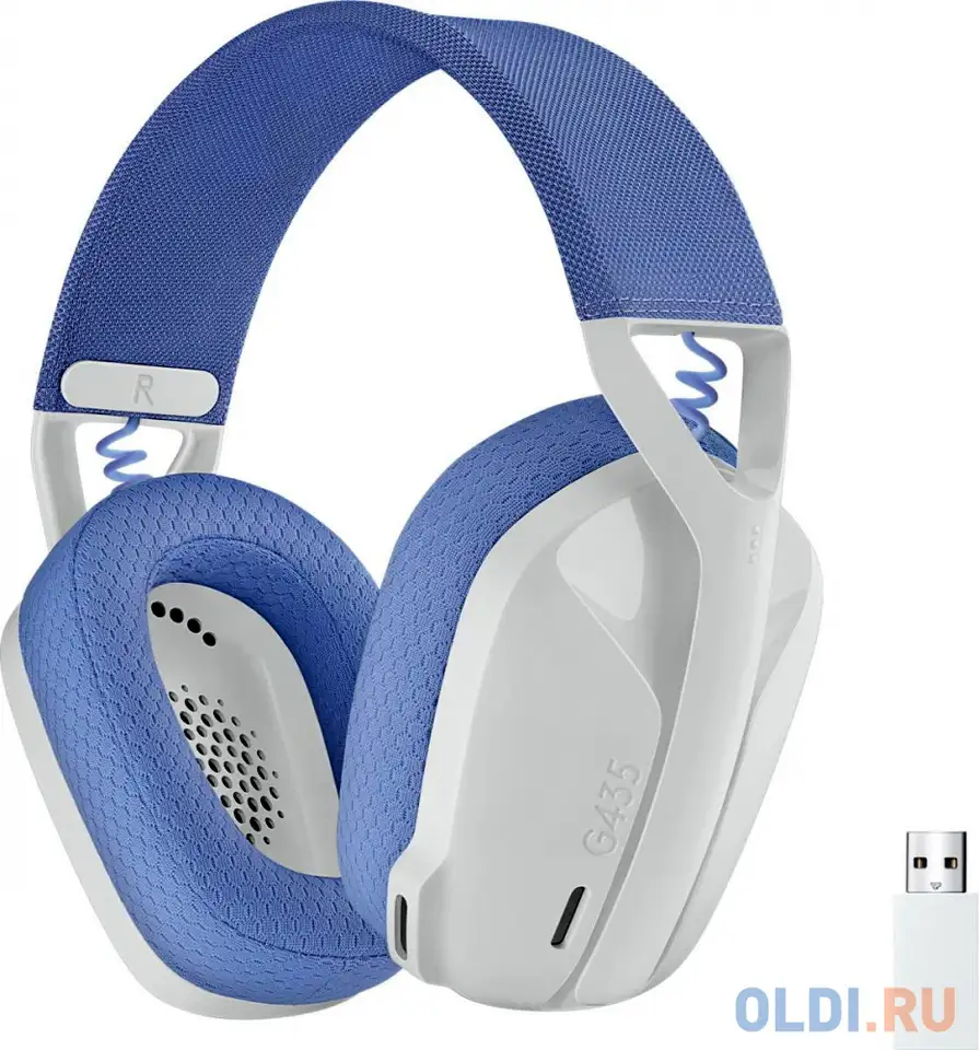 Наушники logitech g435 белый 981-001074, фотография 1