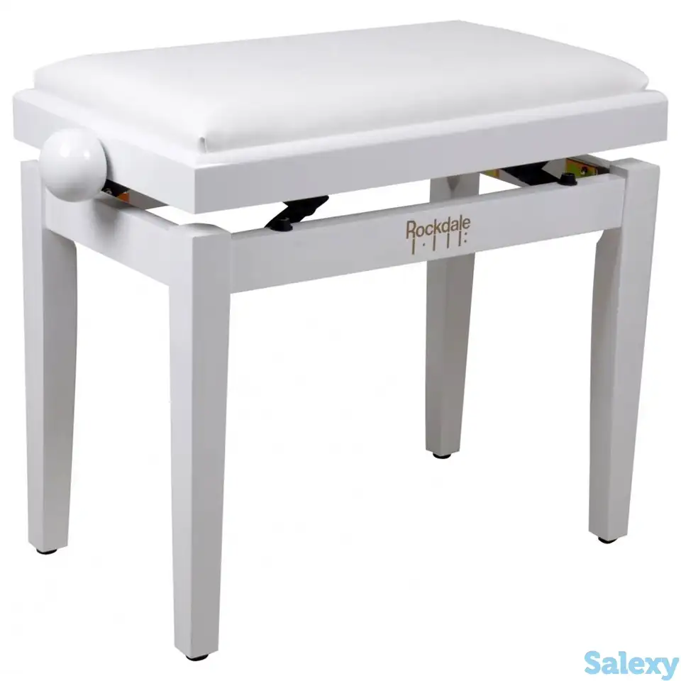 Банкетка для пианино rockdale 5111-w, фотография 1