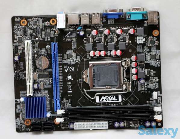 LGA-1156 MAXAL HM55A\ Intel H55\ 2x DDR3 \1x PCI-Ex16 1x PCI, фотография 1