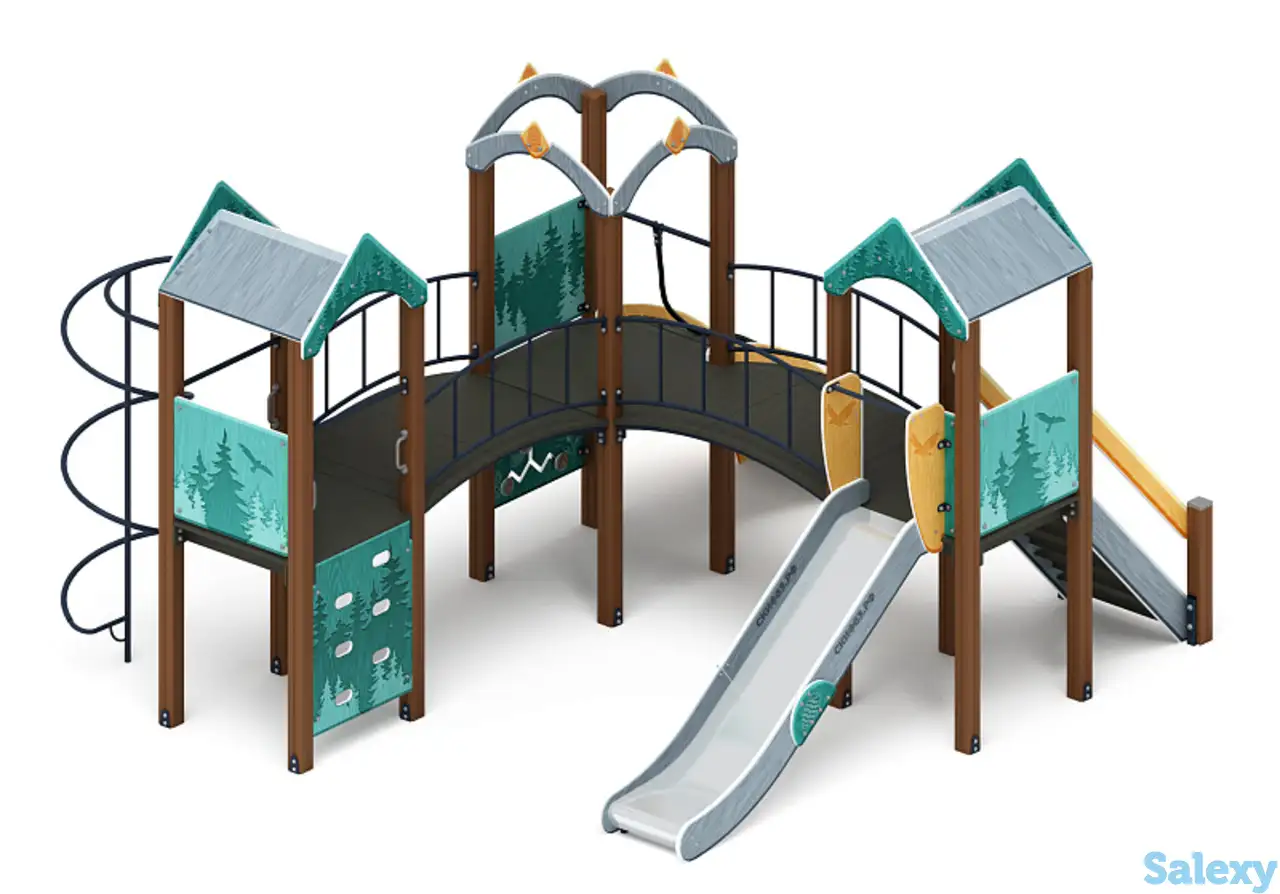 Городок (тайга) - дик 2.01.3.03-03 - игровой комплекс h=1200, фотография 1