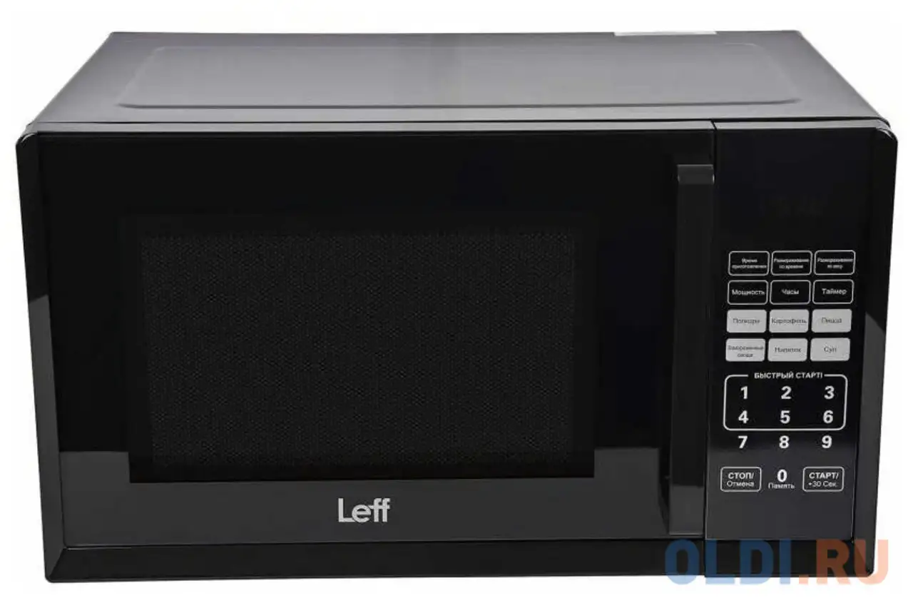 Микроволновая печь leff 23md802b 800 вт чёрный, фотография 1