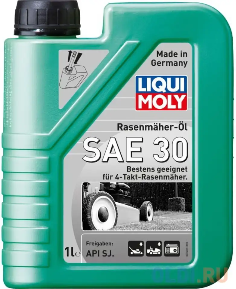 Минеральное моторное масло liquimoly rasenmaher-oil 30, фотография 1